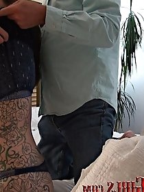 I caught my wife in the middle of a sexy tease